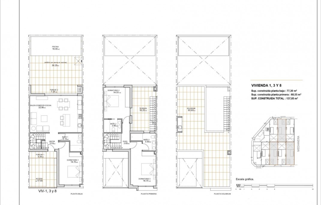 Nieuwbouw - Town House - San Javier - pueblo