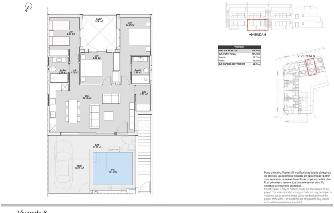 Nieuwbouw - Bungalow - Pilar de la Horadada - pueblo