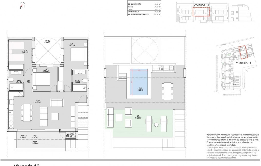 Nieuwbouw - Bungalow - Pilar de la Horadada - pueblo