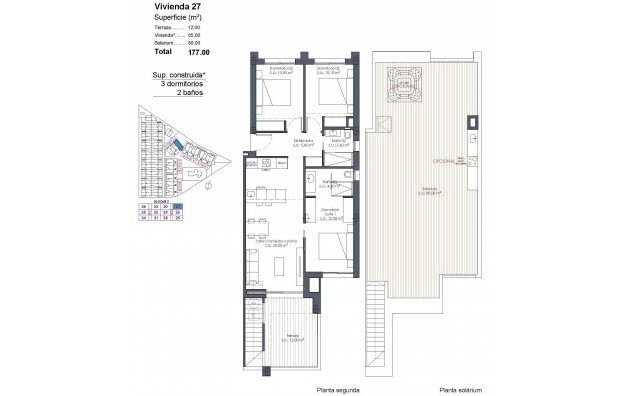 Nieuwbouw - Penthouse - Los Alcazares - Serena Golf