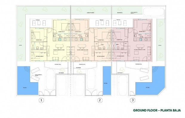 New Build - Bungalow - Pilar de la Horadada - parques de Andromeda