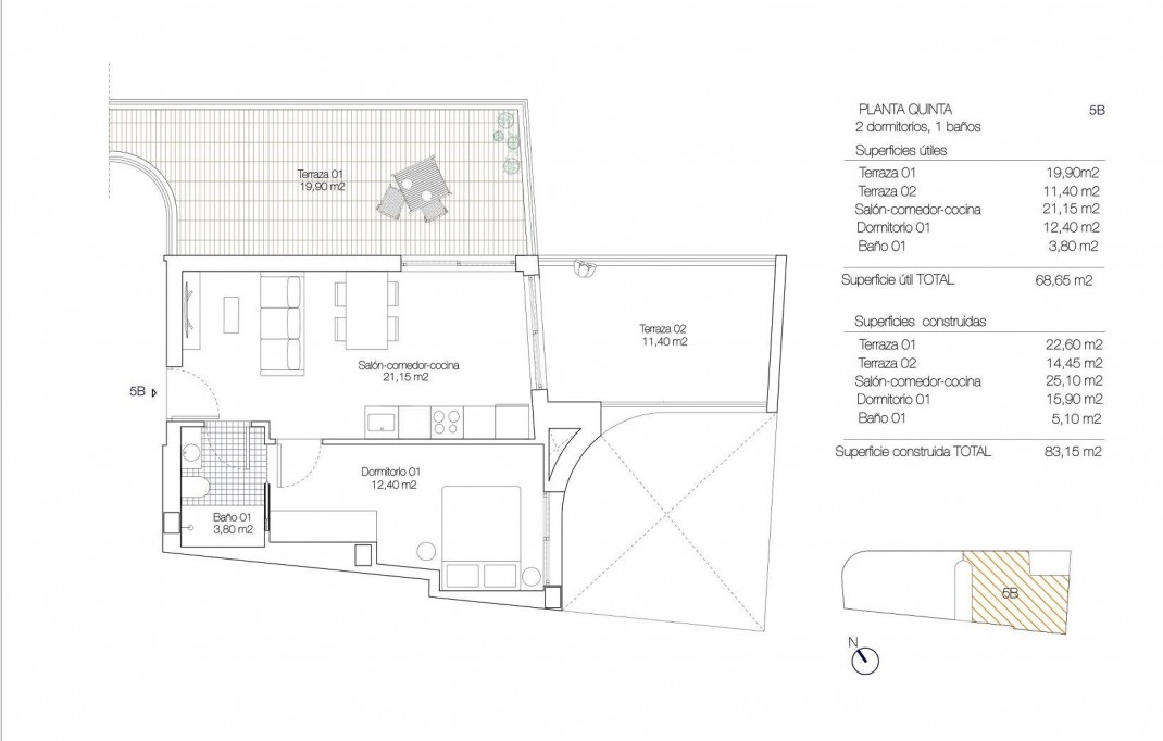 Nieuwbouw - Penthouse - Torrevieja - Playa de los Locos