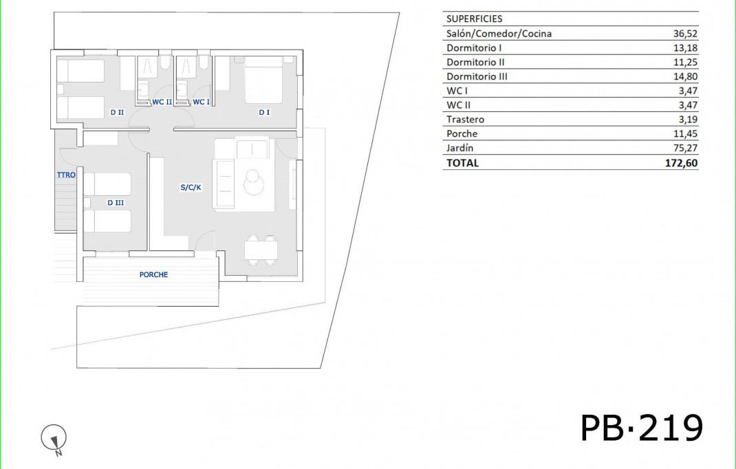 Nieuwbouw - Bungalow - San Miguel de Salinas - Pueblo