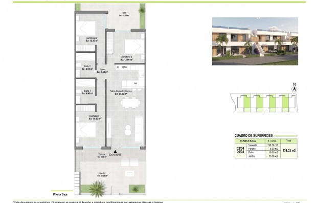 Nieuwbouw - Bungalow - Alhama de Murcia - Condado de Alhama