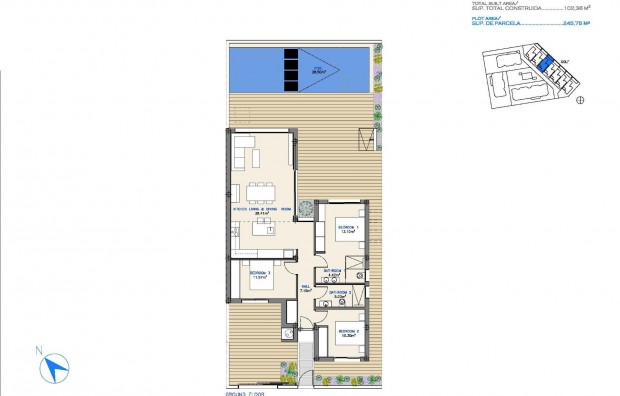 Nueva construcción  - Villa - Los Alcazares - Serena Golf