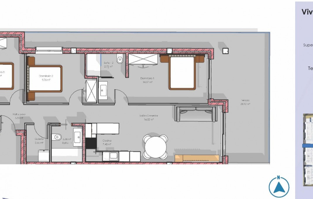 Nieuwbouw - Apartment - Guardamar del Segura - EL RASO