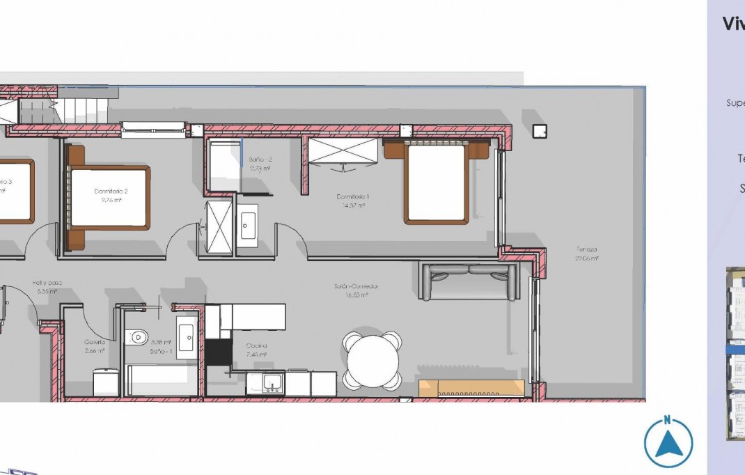 Nieuwbouw - Penthouse - Guardamar del Segura - EL RASO