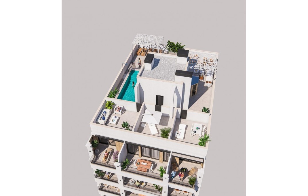 Nieuwbouw - Penthouse - Torrevieja - Playa de El Cura