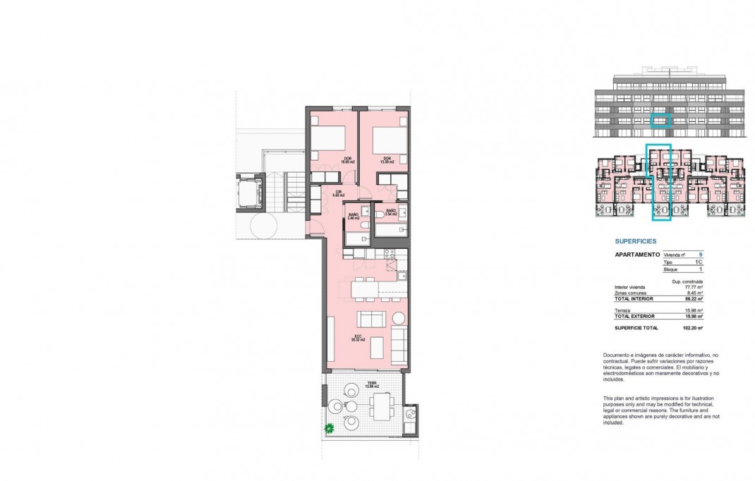 Nieuwbouw - Apartment - Torre Pacheco - Santa Rosalia Lake And Life Resort