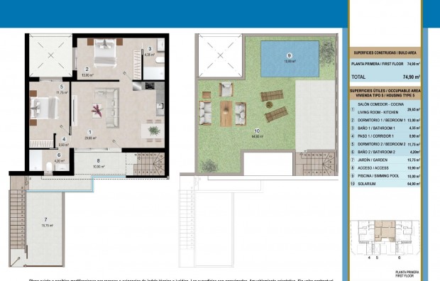 Nieuwbouw - Bungalow - San Pedro del Pinatar - Lo Pagán