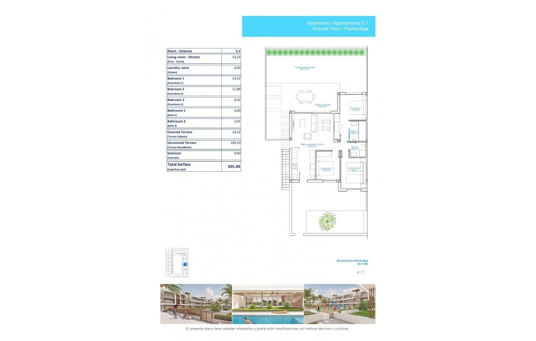 Nieuwbouw - Bungalow - Pilar de la Horadada - Playa de las Higuericas