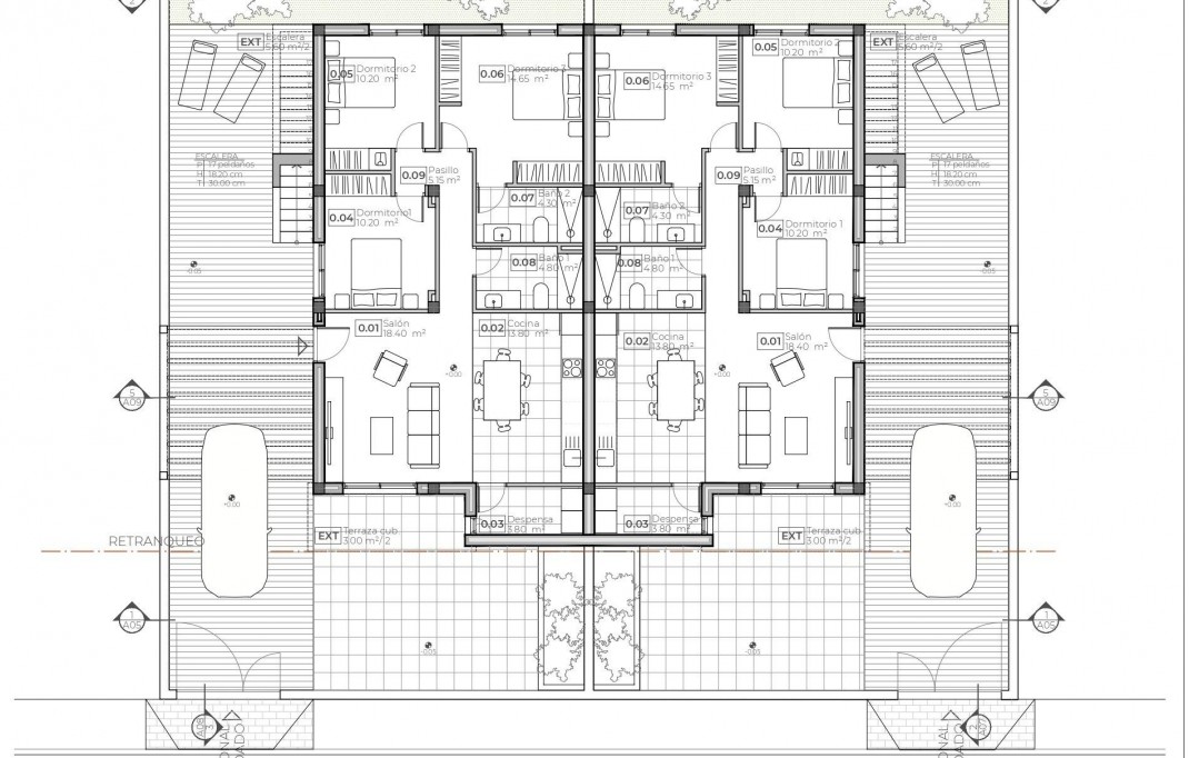 Nueva construcción  - Villa - Puerto de mazarron - Caleñares