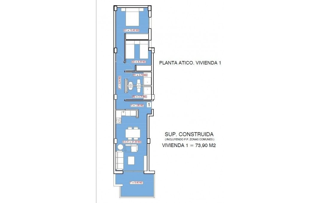 Nieuwbouw - Penthouse - Torrevieja - Playa El Acequión