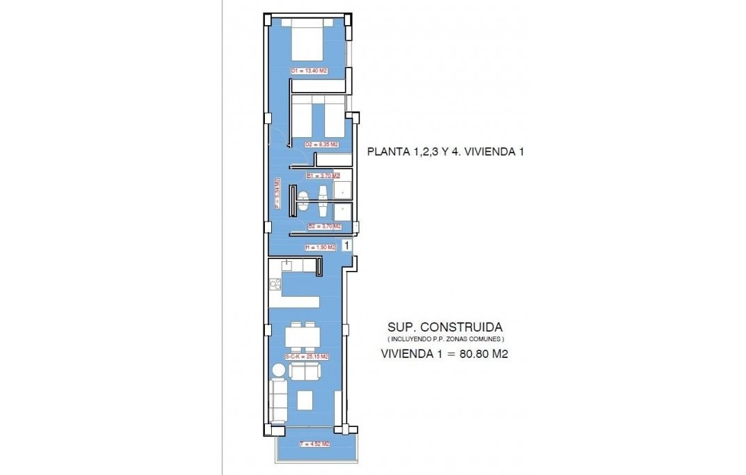 Nieuwbouw - Apartment - Torrevieja - Playa El Acequión