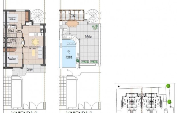 Nieuwbouw - Bungalow - Pilar de la Horadada - Zona Pueblo