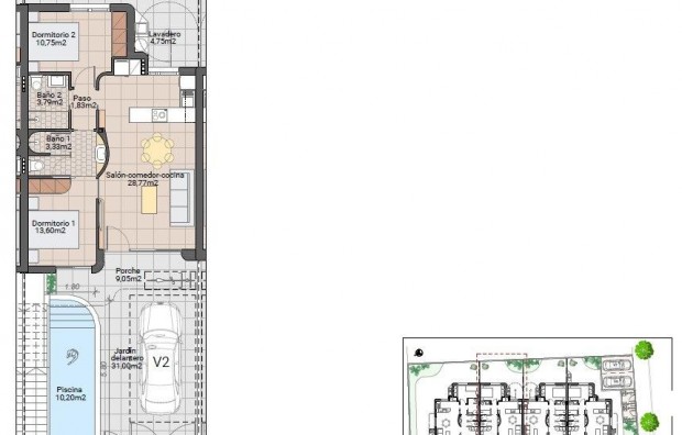 Nieuwbouw - Bungalow - Pilar de la Horadada - Zona Pueblo
