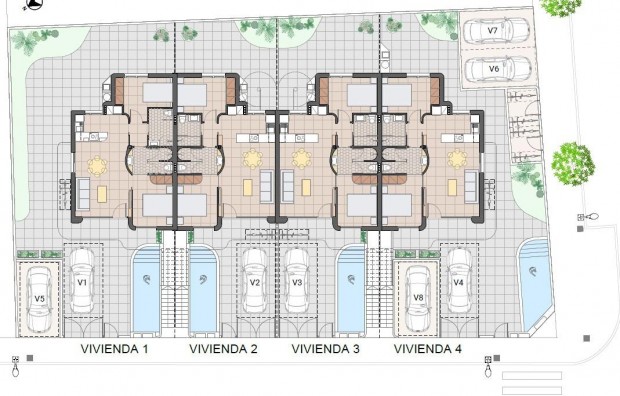 Nieuwbouw - Bungalow - Pilar de la Horadada - Zona Pueblo