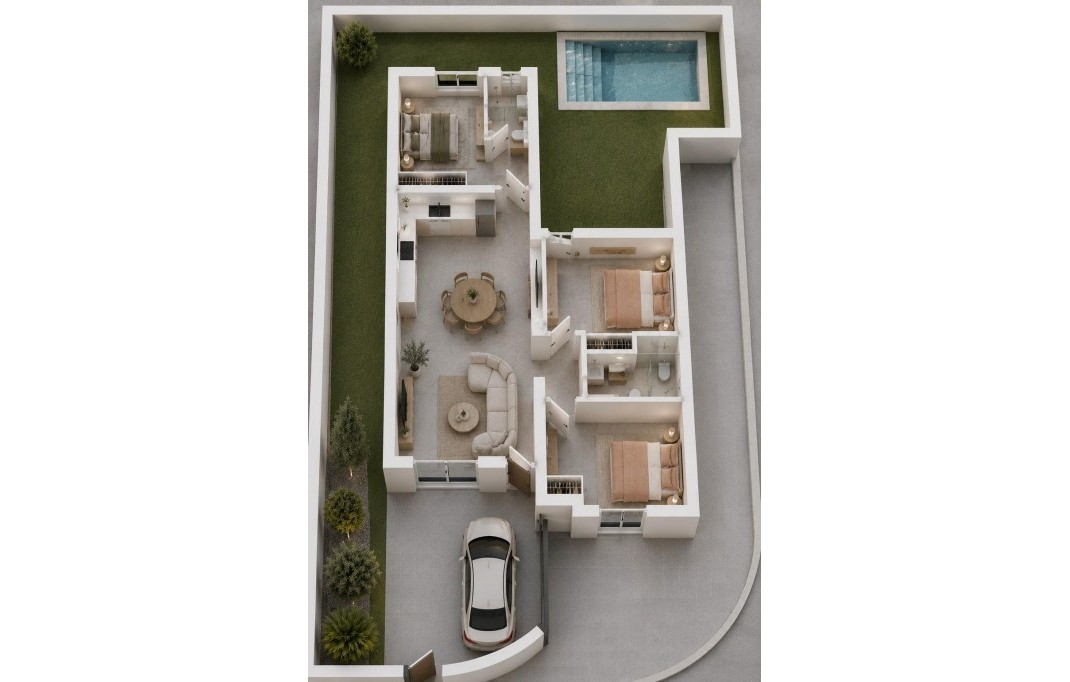 Nieuwbouw - Villa - Mazarron - Country Club