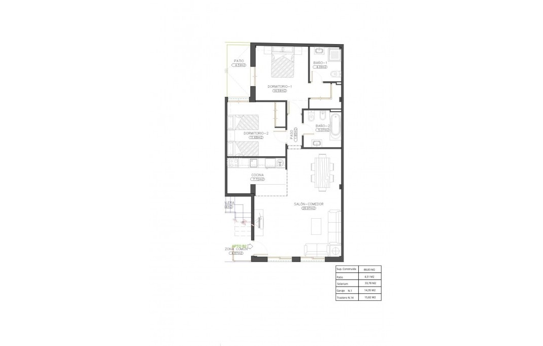 Nieuwbouw - Apartment - Cuevas Del Almanzora - Herrerias