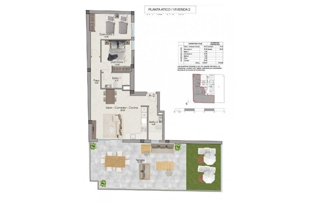 Nieuwbouw - Penthouse - Santa Pola - Centro