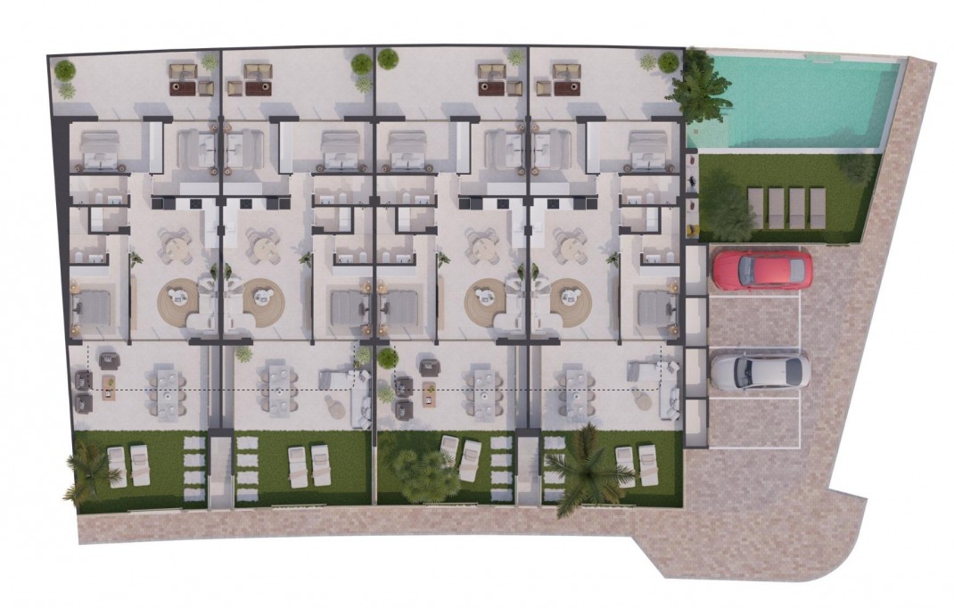 Nieuwbouw - Bungalow - San Pedro del Pinatar - Los Cuarteros
