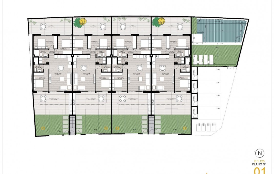 Nieuwbouw - Bungalow - San Pedro del Pinatar - Los Cuarteros