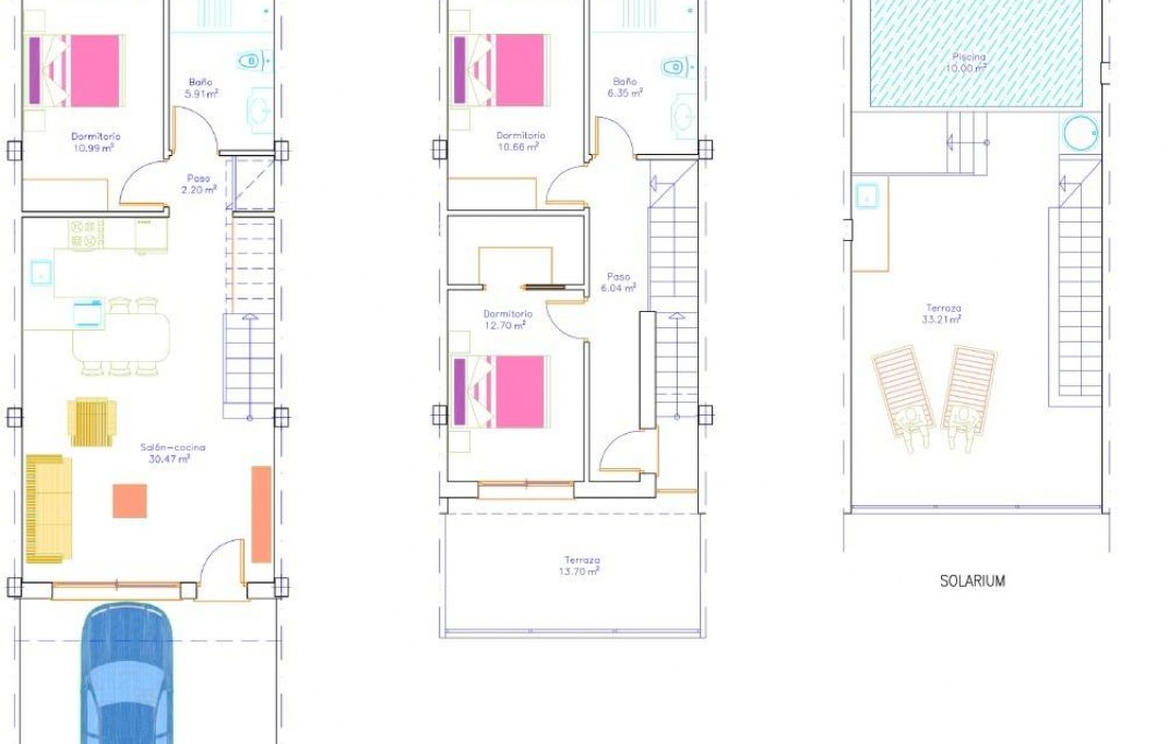 Nieuwbouw - Town House - San Pedro del Pinatar - Pueblo