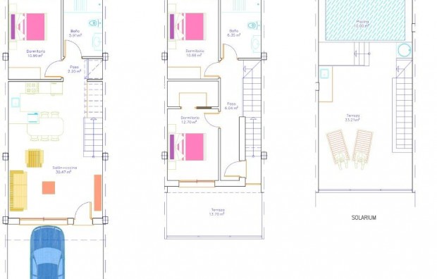 Nieuwbouw - Town House - San Pedro del Pinatar - Pueblo