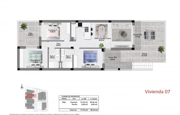 Nieuwbouw - Bungalow - Pilar de la Horadada - pueblo