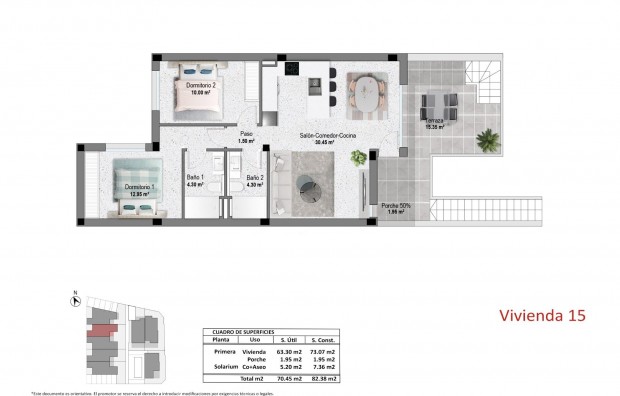Nieuwbouw - Bungalow - Pilar de la Horadada - pueblo