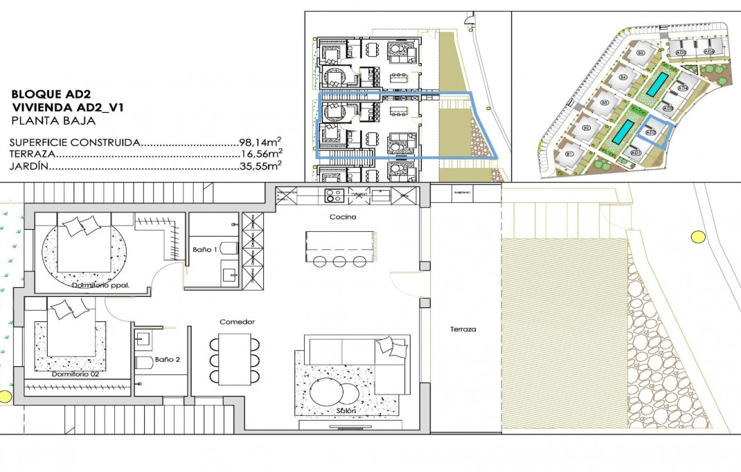 Nieuwbouw - Bungalow - Torre Pacheco - Santa Rosalia Lake And Life Resort