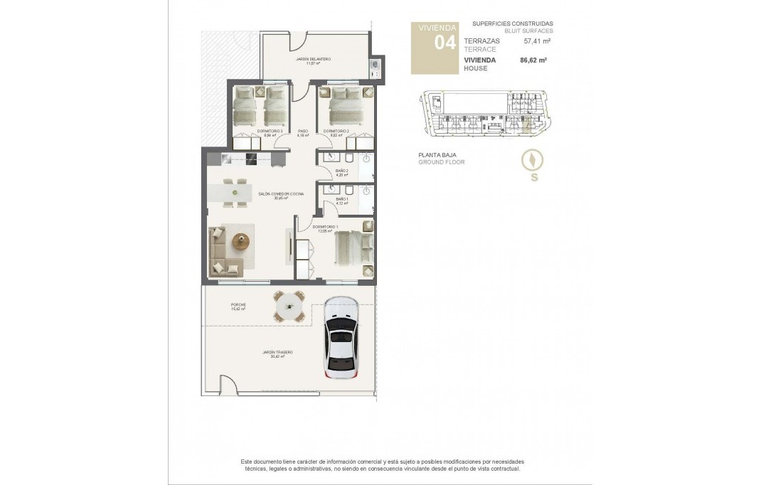 Nieuwbouw - Bungalow - Pilar de la Horadada - Torre de la Horadada
