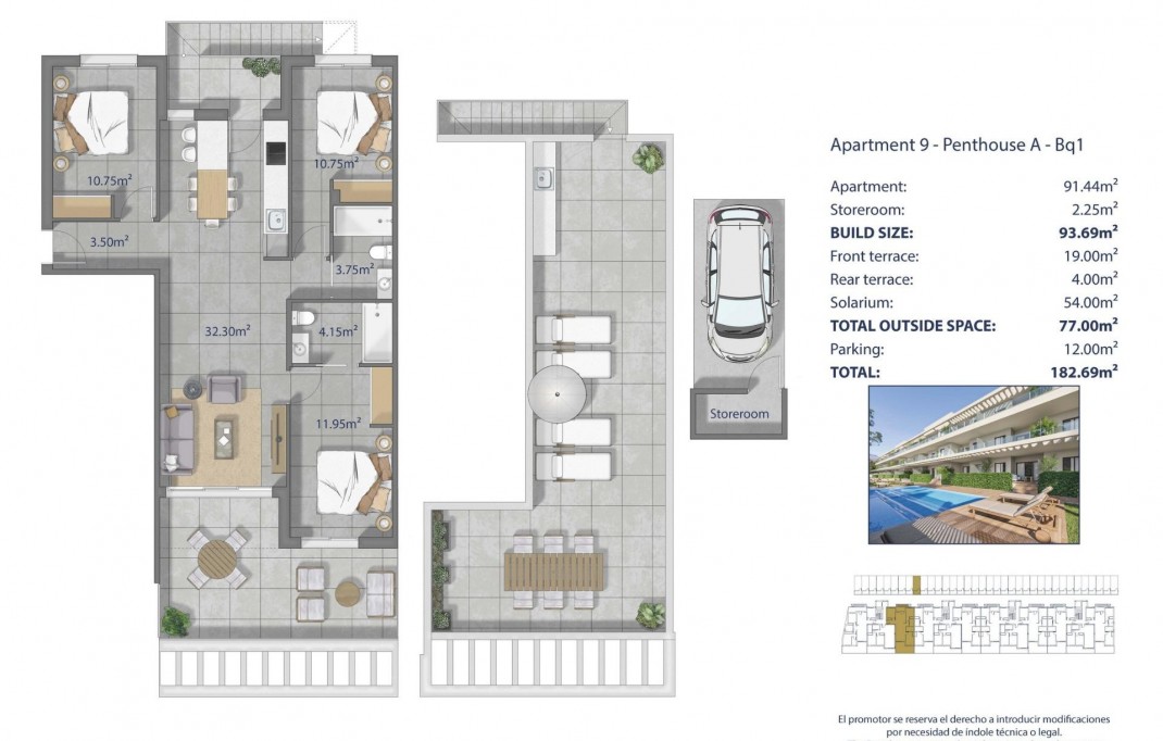 Nieuwbouw - Penthouse - Los Alcazares - Los Narejos