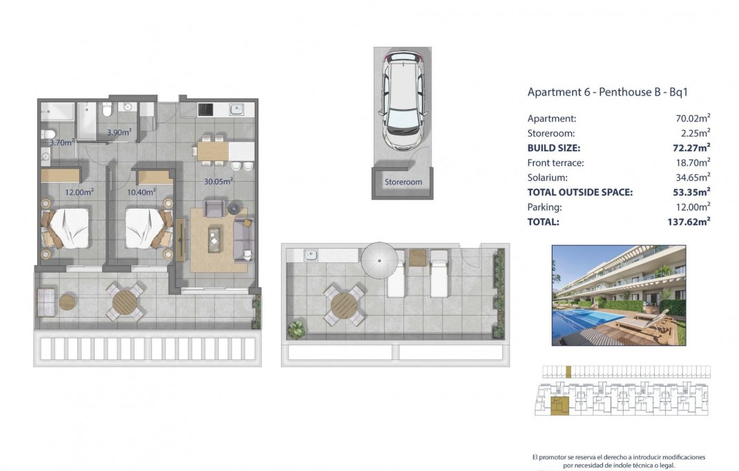 Nieuwbouw - Penthouse - Los Alcazares - Los Narejos