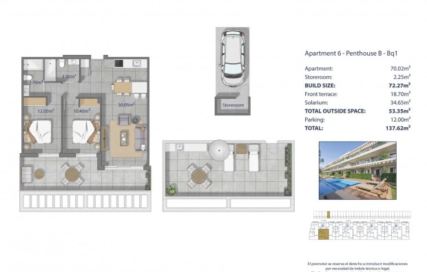 Nieuwbouw - Penthouse - Los Alcazares - Los Narejos