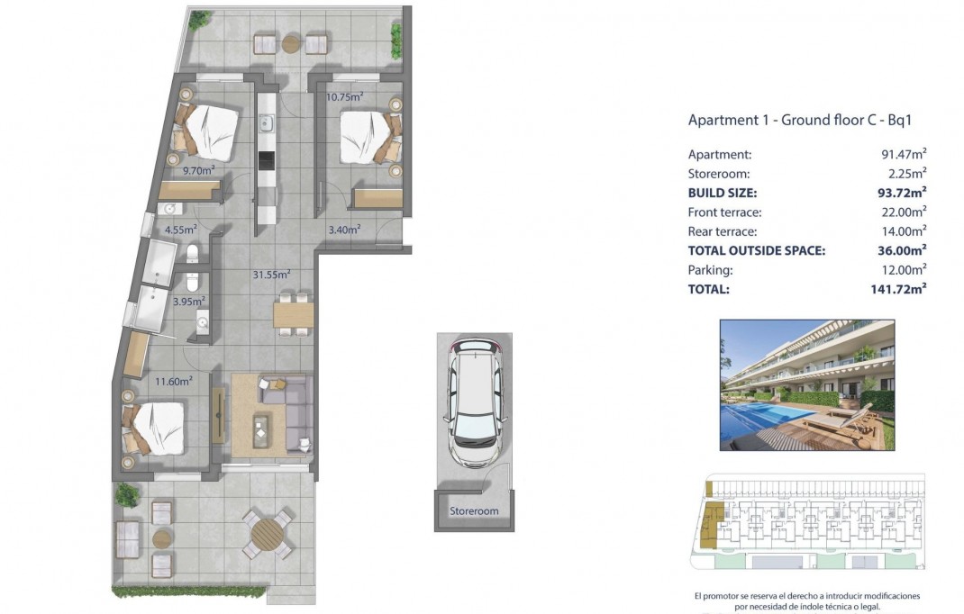Nieuwbouw - Apartment - Los Alcazares - Los Narejos