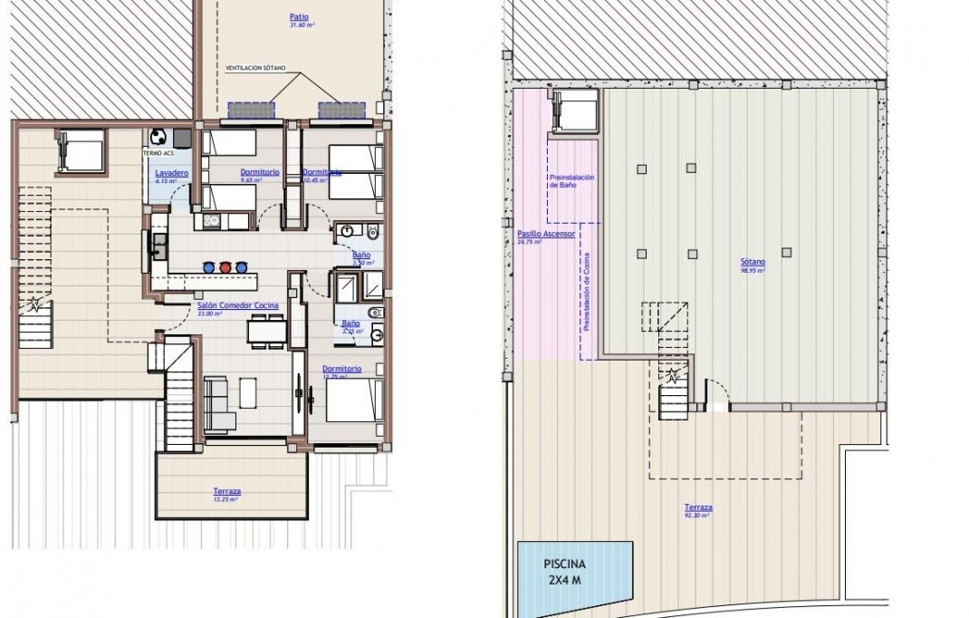 Nueva construcción  - Bungalow - San Miguel de Salinas - VistaBella Golf