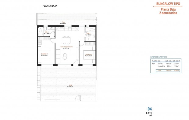 Nieuwbouw - Bungalow - Alhama de Murcia - Condado de Alhama