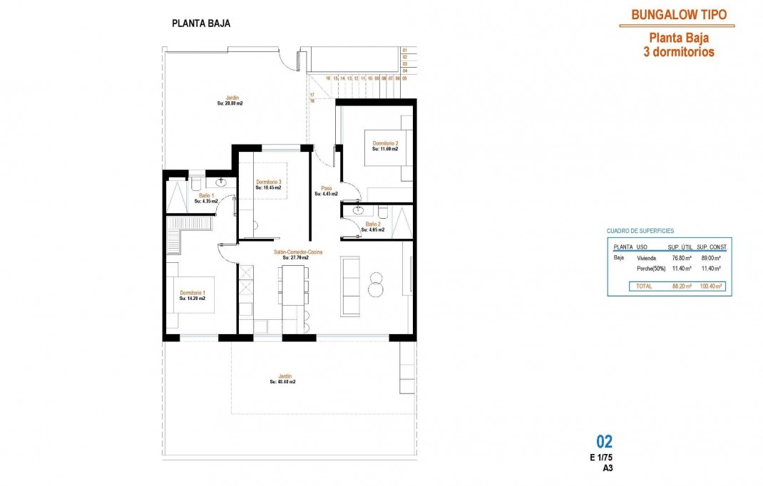 Nieuwbouw - Bungalow - Alhama de Murcia - Condado de Alhama