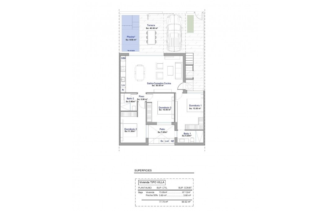 Nieuwbouw - Town House - Alhama de Murcia - Condado de Alhama