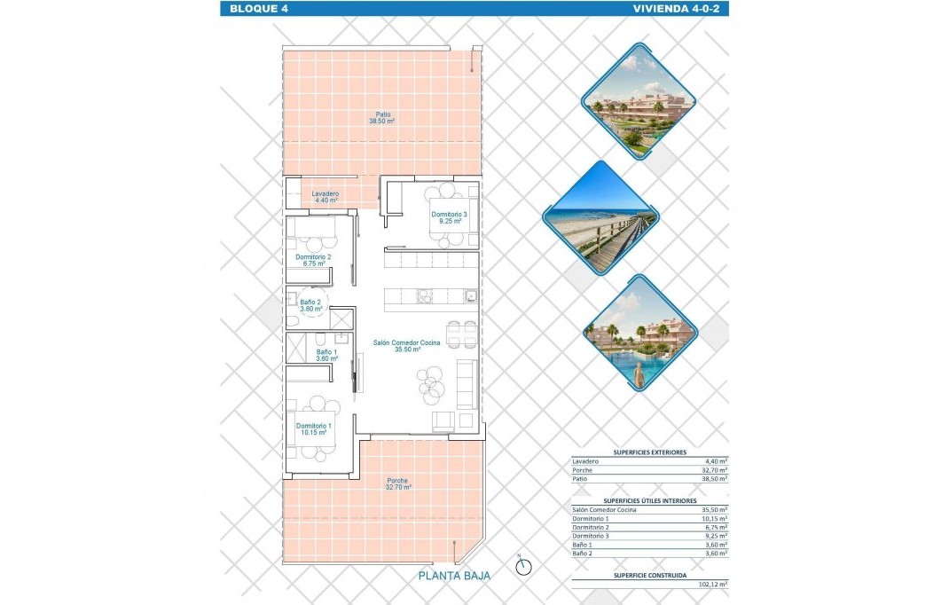 Nieuwbouw - Apartment - Pilar de la Horadada - Lo Monte