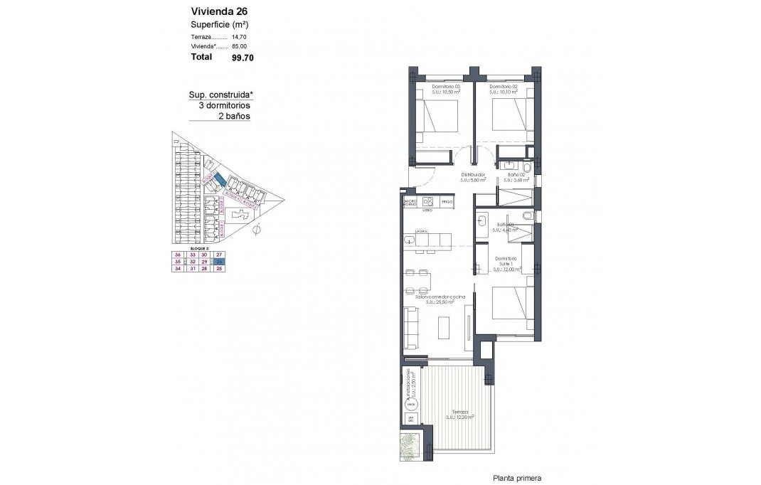 Nieuwbouw - Apartment - Los Alcazares - Serena Golf
