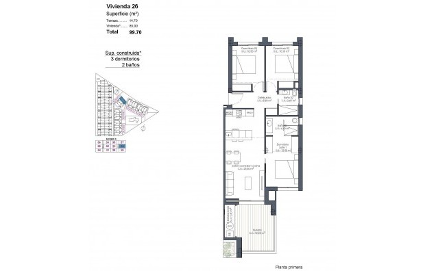 Nieuwbouw - Apartment - Los Alcazares - Serena Golf