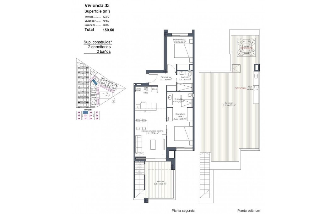 Nieuwbouw - Penthouse - Los Alcazares - Serena Golf