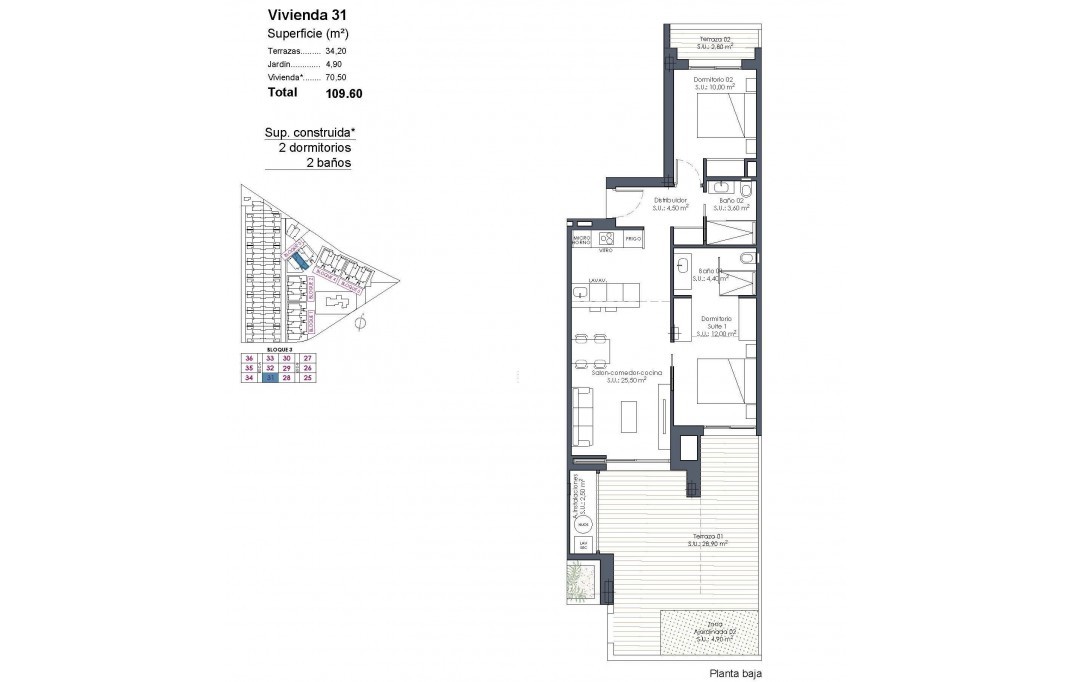Nieuwbouw - Apartment - Los Alcazares - Serena Golf