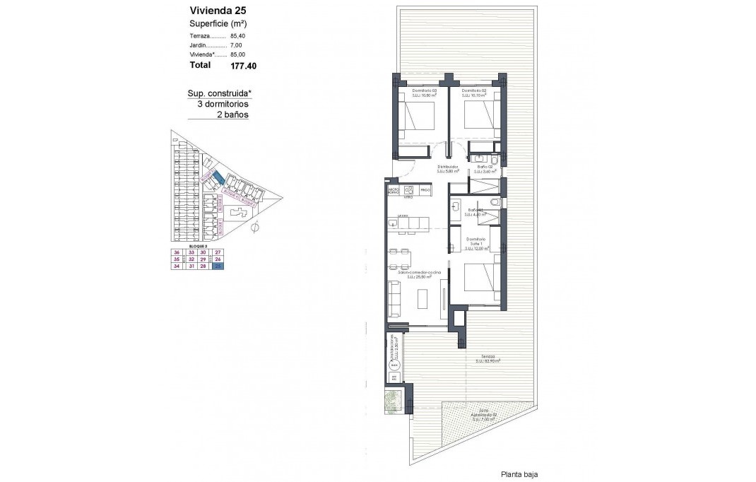 Nieuwbouw - Apartment - Los Alcazares - Serena Golf