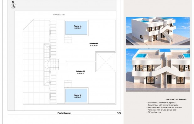 Nieuwbouw - Bungalow - San Pedro del Pinatar - Los Peñascos