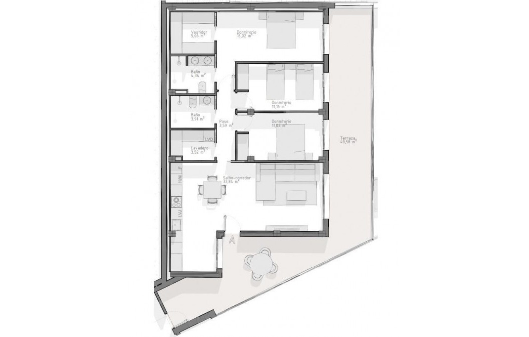 Nieuwbouw - Apartment - Águilas - Playa del Hornillo