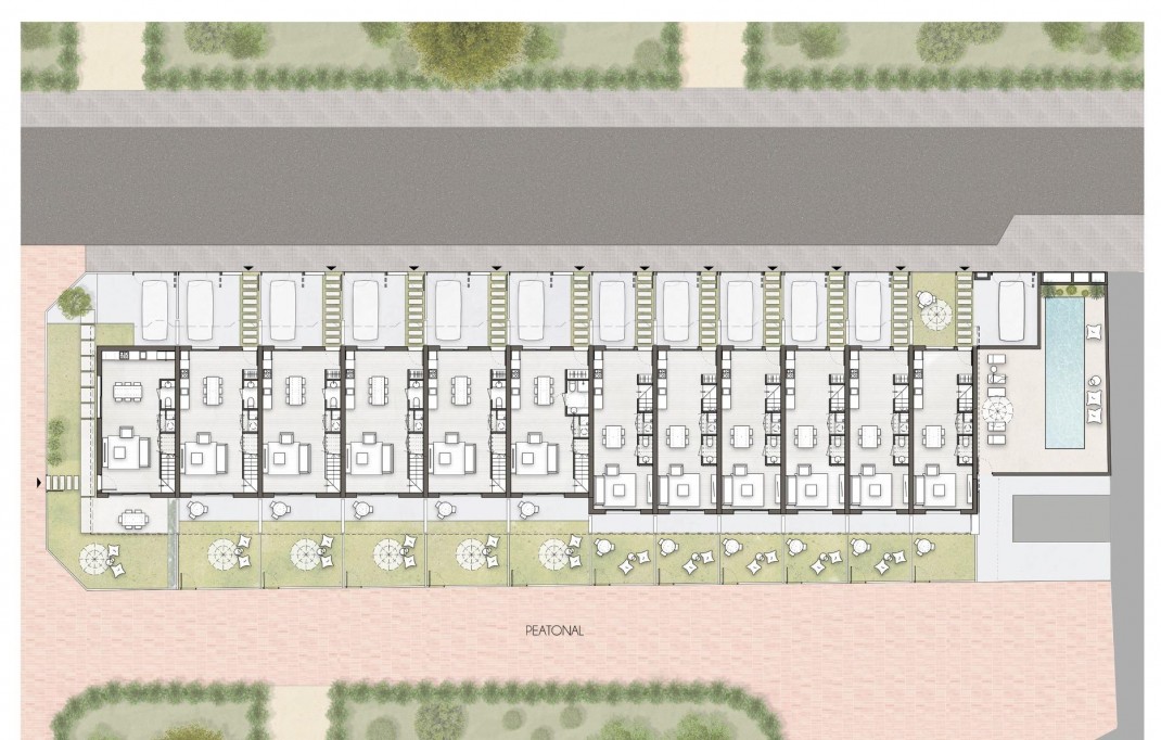 Nieuwbouw - Town House - Pilar de la Horadada - pueblo