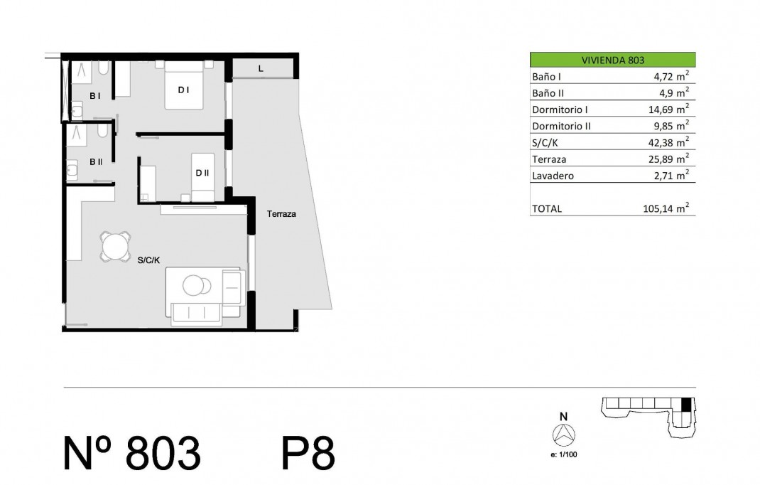 Nieuwbouw - Penthouse - San Miguel de Salinas - Pueblo